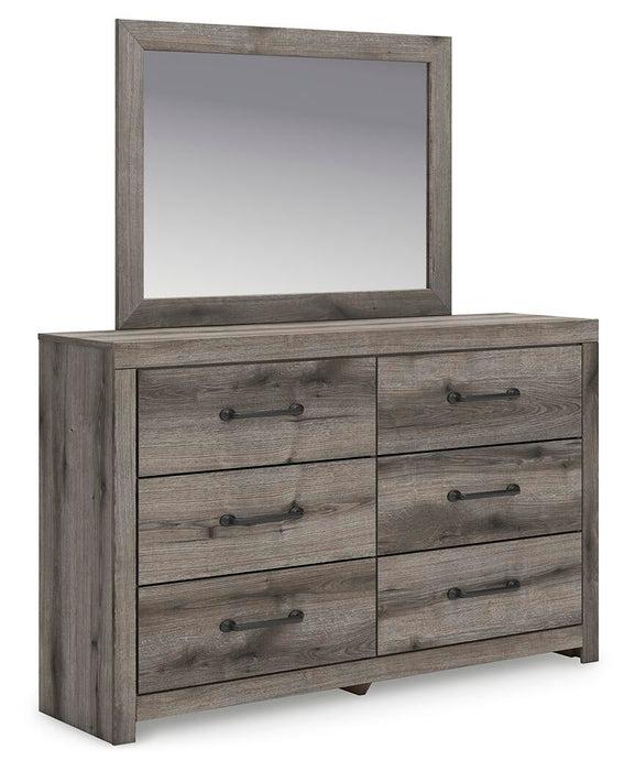 Urbanoore King Panel Bed, Dresser, Mirror and Nightstand