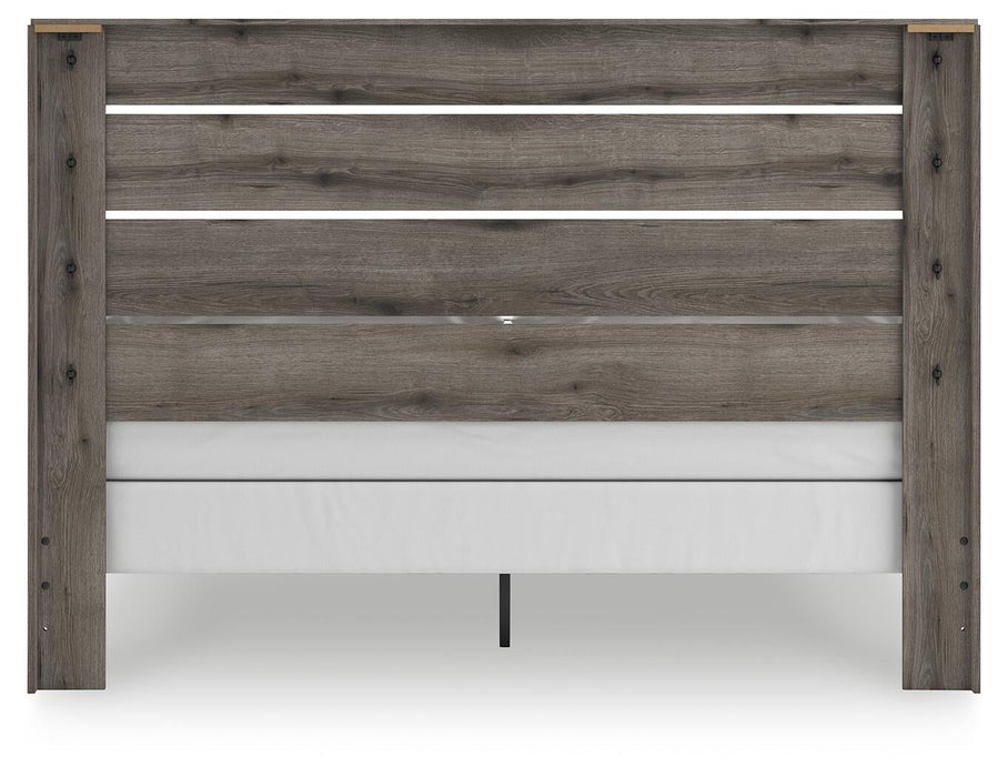 Urbanoore King Panel Bed, Dresser, Mirror and Nightstand