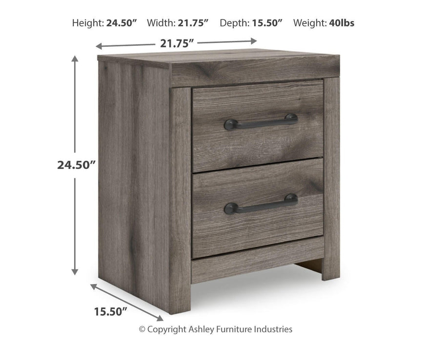 Urbanoore Full Panel Bed, Dresser, Mirror and Nightstand