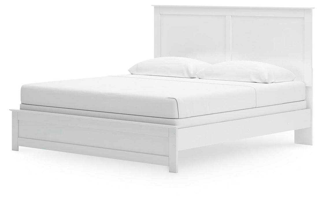 Bostwick Shoals King Panel Bed, Dresser and Mirror