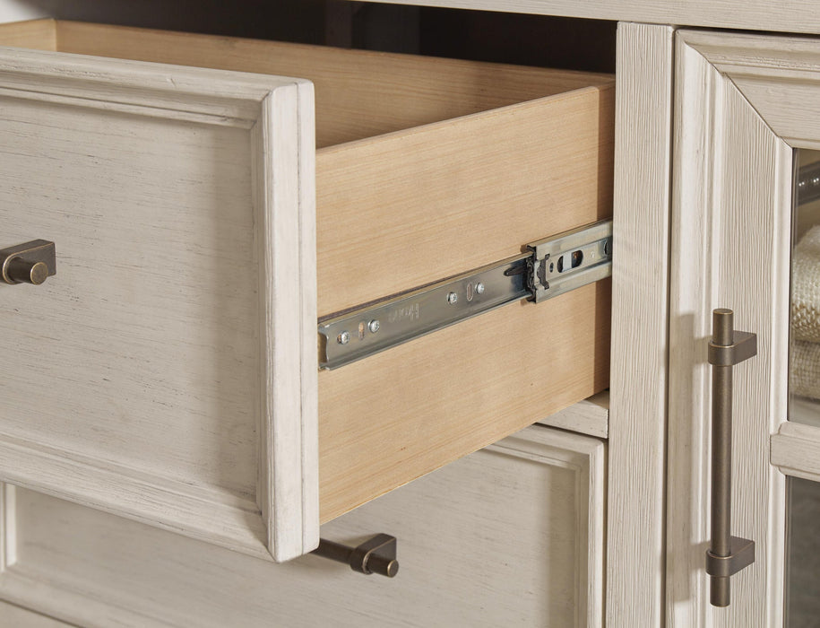 Shaybrock King Panel Bed, Dresser, Mirror and Nightstand