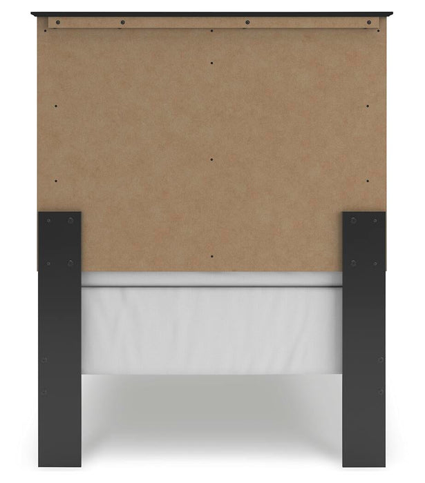 Maribel Twin Panel Bed, Dresser and Mirror