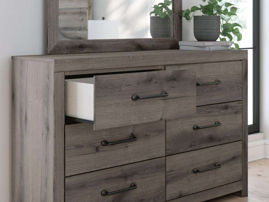Urbanoore Twin Panel Bed, Dresser and Mirror
