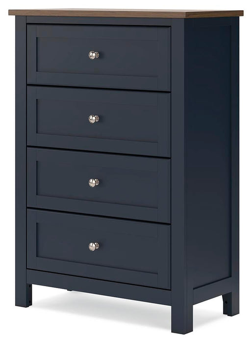 Landocken Twin Panel Headboard, Dresser, Mirror, Chest and Nightstand