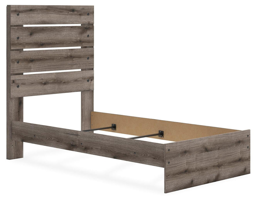 Urbanoore Twin Panel Bed, Dresser, Mirror and Nightstand