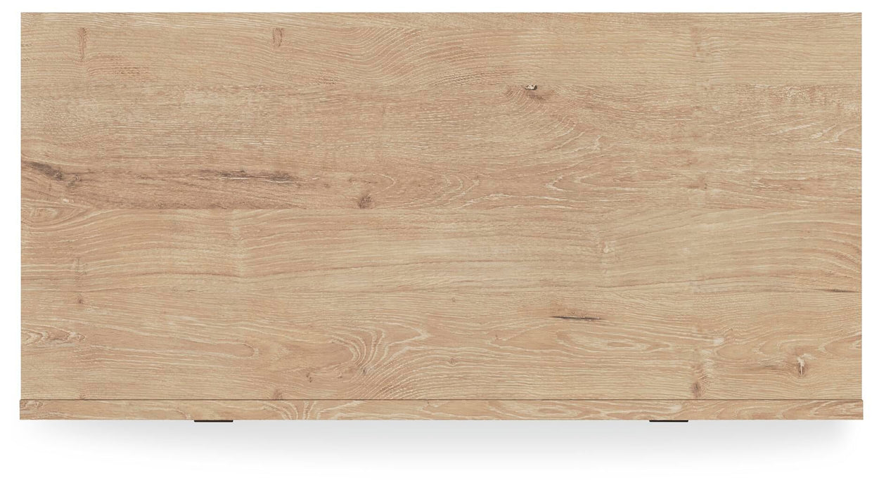 Cielden California King Upholstered Bed with Roll Slats, Dresser, Mirror, Chest and Nightstand