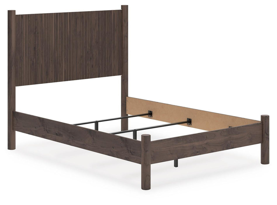 Cadmori Full Panel Bed, Dresser, Mirror and Nightstand