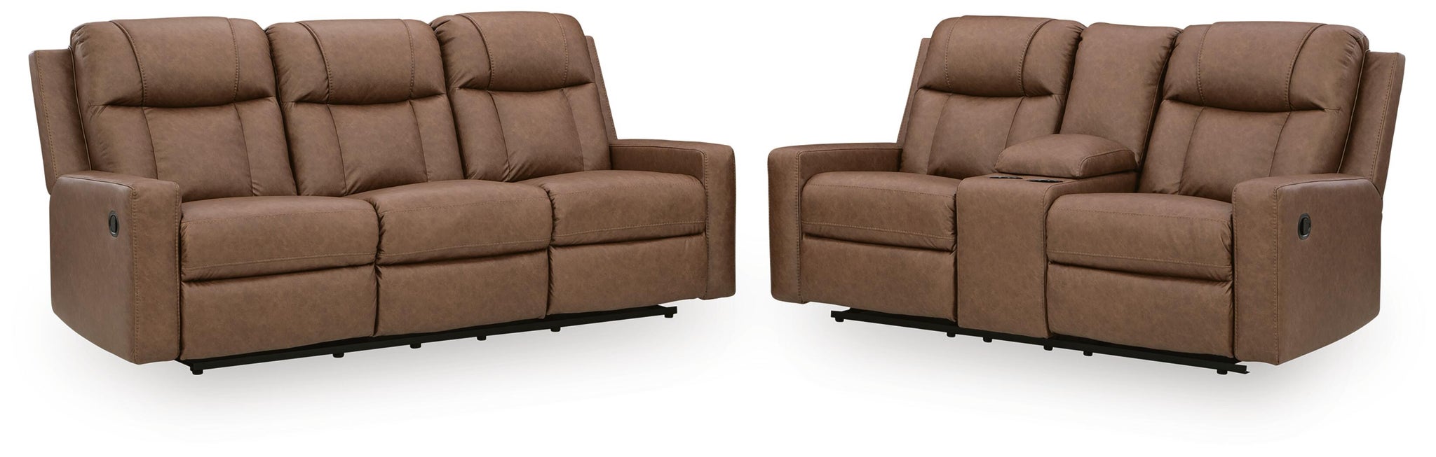 Mackmenville Reclining Sofa and Reclining Loveseat with Console